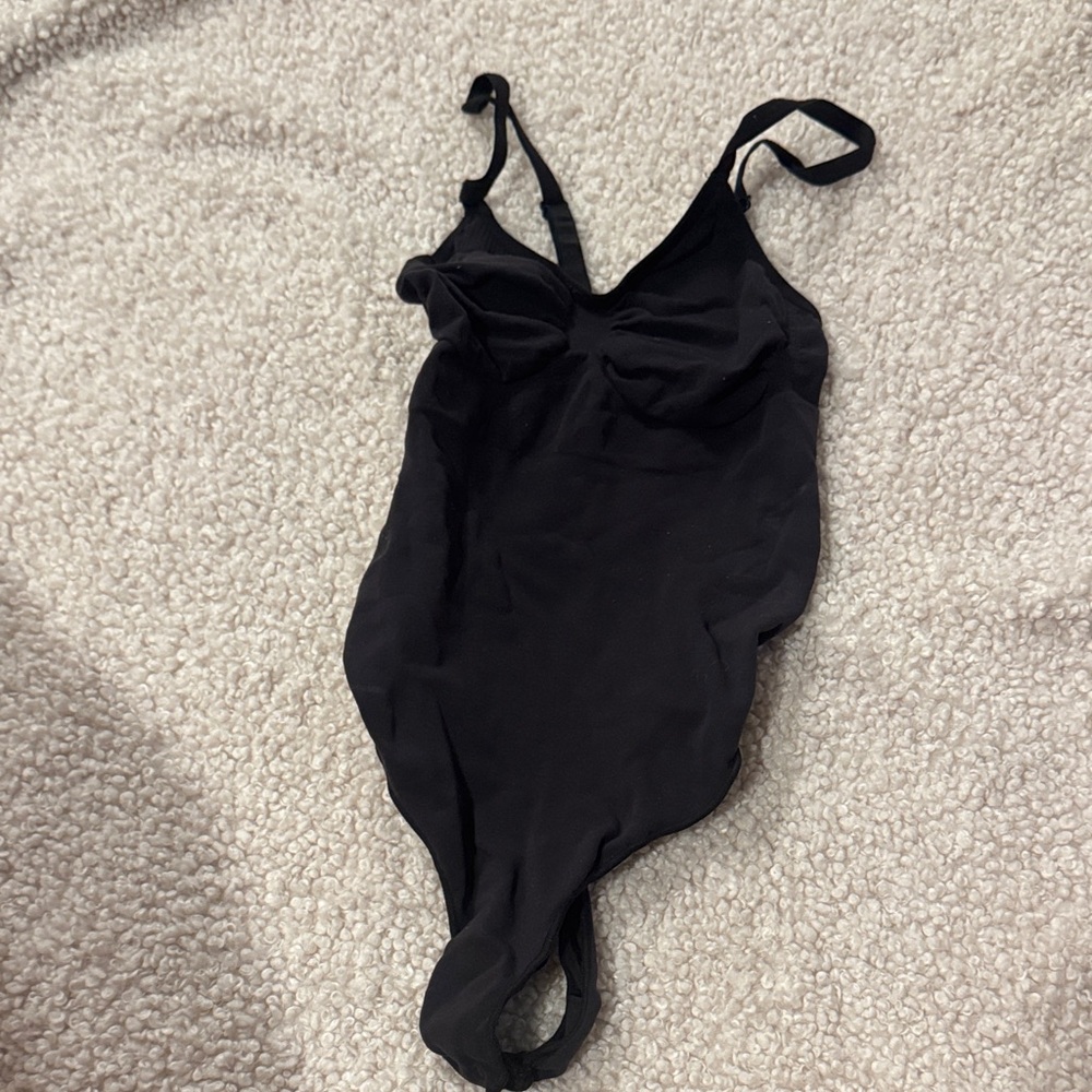 SKIMS Black Bodysuit